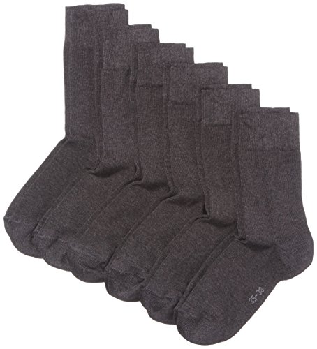 MyWay MyWay women socks basic 6er - Calcetines para mujer, 100 den, Gris (anthracite 620), 39/42