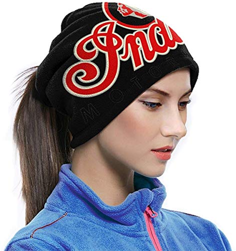 N/A Indian Motorcycles Microfiber Neck Warmer Headwear Scarf Mask For Spring Mask Bandana Balaclava Unisex