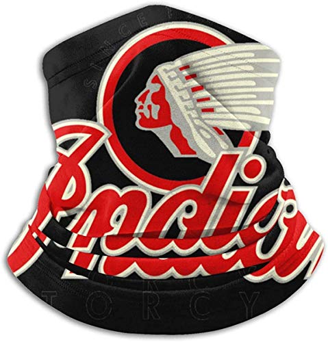 N/A Indian Motorcycles Microfiber Neck Warmer Headwear Scarf Mask For Spring Mask Bandana Balaclava Unisex