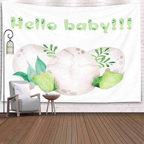 N\A Nature Tapestry, Tapiz Tapiz de Navidad Tapiz de Pared de Invierno Tapiz de montaña para el hogar Ilustración de Tapiz de Dormitorio con Huevos de Dinosaurio