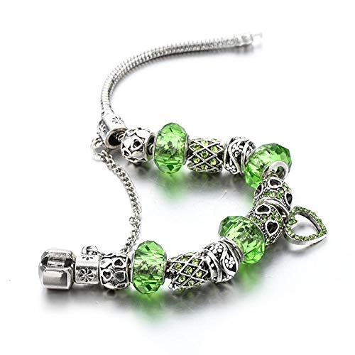 N/A Pulsera Joyas Pulseras De Piedra Natural Negra para Hombres 8Mm con Cuentas Piedra De Ojo De Tigre Hematita Strand Pulsera Punk Joyería Masculina Puls