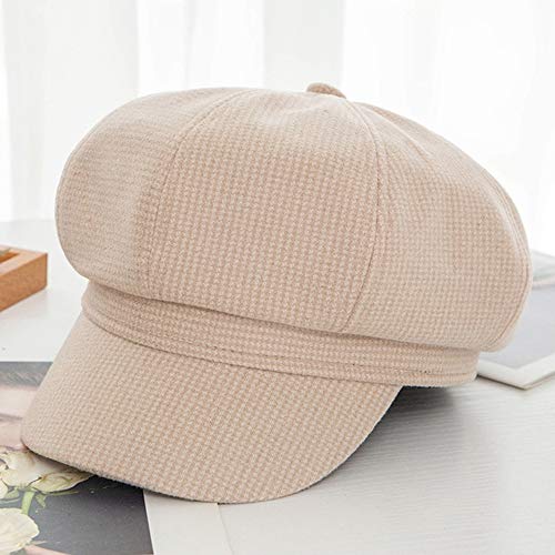 N\A ZGGYA 2020 y Otoño Invierno Escalada Turismo Nueva Espesado, además de Terciopelo Octogonal Sombrero de Punto de Cachemir Periódico Sombrero de la Boina de Deportes Femenino Cesta de la montaña