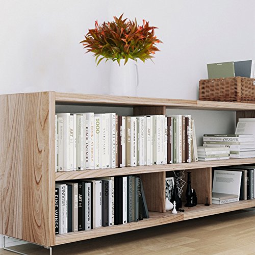 NAHUAA 4pcs Plantas Simulación Plantas de Plástico Plantas de Jardin Ramas Artificiales Rojo Arbustos Exterior Interior para Hogar Cocina Baño Balcón