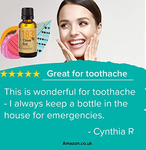 Naissance Aceite Esencial de Clavo 30ml - 100% puro, vegano y no OGM