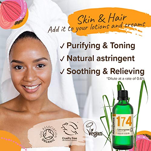 Naissance Lemongrass BIO - Aceite Esencial 100% Puro - Certificado Ecológico - 100ml