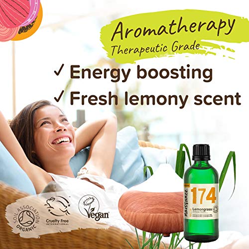 Naissance Lemongrass BIO - Aceite Esencial 100% Puro - Certificado Ecológico - 100ml