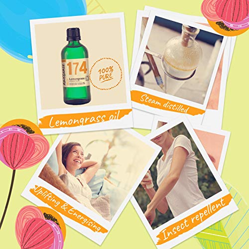 Naissance Lemongrass BIO - Aceite Esencial 100% Puro - Certificado Ecológico - 100ml