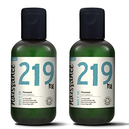 Naissance Linaza Virgen BIO - Aceite Vegetal Prensado en Frío 100% Puro - Certificado Ecológico - 200ml (2x100ml)
