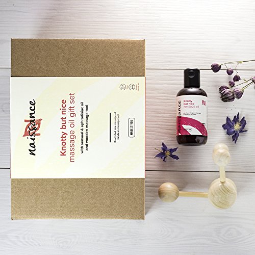 Naissance"Knotty but Nice" - Set Regalo Aceite de Masaje Sensual para cualquier ocasión romántica en pareja