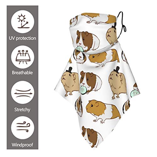 naizi Bandanas bufanda orejeras pasamontañas cara hombres mujeres protección polainas para el cuello cubierta orejeras bufanda para sol polvo viento motocicleta protección