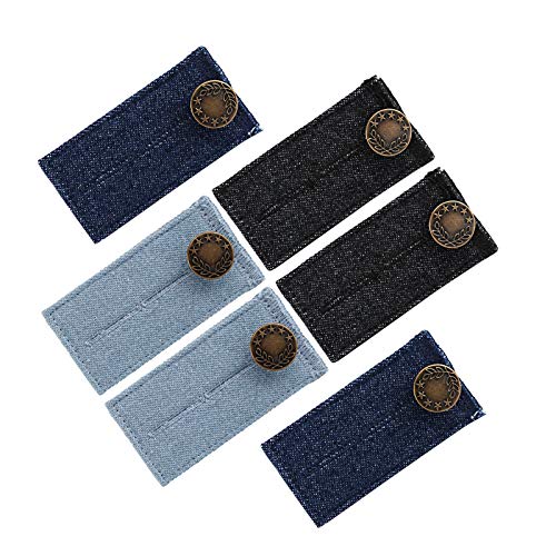 Naler - Extensores de botón para botones, 6 unidades