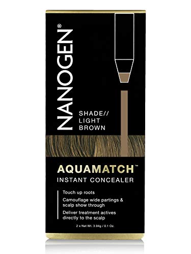 Nanogen Aquamatch P01117- Corrector capilar resistente al agua, Castaño Claro