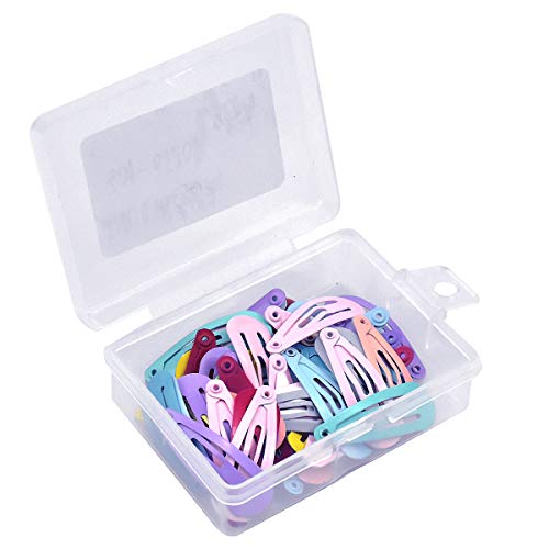 NATUCE 50PCS Pinzas Pelo Niña Clip Clips Pelo Niña Bebe Horquillas para el Pelo Niña Bebe Barrettes de Metal Antideslizantes para Niñas Accesorios para el Cabello