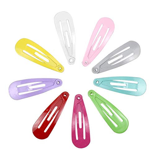 NATUCE 50PCS Pinzas Pelo Niña Clip Clips Pelo Niña Bebe Horquillas para el Pelo Niña Bebe Barrettes de Metal Antideslizantes para Niñas Accesorios para el Cabello