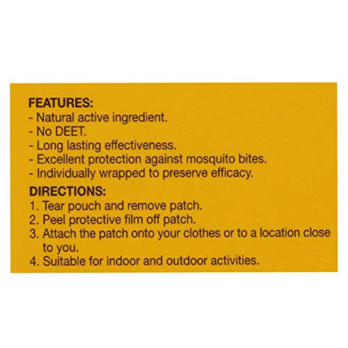 Natural Repelente de mosquitos parche diseño de tigre marca, 10 unidades individual wrapped-safe para bebé children-for al aire libre, jardín, Camping, Picnic, vacation-product de Singapur