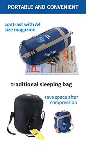 Naturehike del 200x85cm Mini Aire Libre Ultraligero sobre Sleeping Bag Ultra-pequeño tamaño para acampa yendo de excursión NH16S004-L