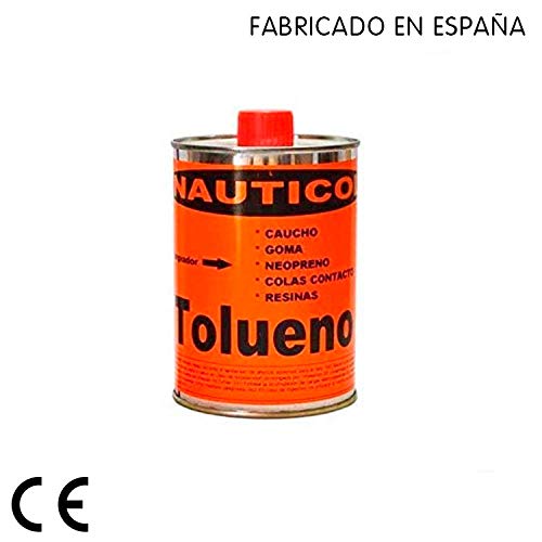 NAUTICOL Tolueno disolvente 500 ml. - Limpiador náutico para Tejidos de Neopreno