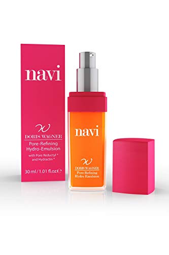 NAVI Serum Facial Refinador de Poros/Suero con Aceite de Ricino & Vitamina A/Hidratante, 30 ml