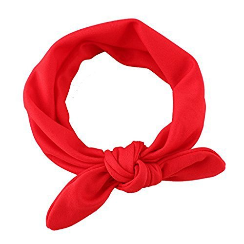 Ndier 8 unitades Cinta para recién nacido bebé niña cabeza nette cabeza wrap con lazo Color aleatorio