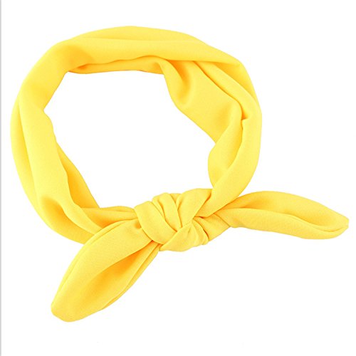 Ndier 8 unitades Cinta para recién nacido bebé niña cabeza nette cabeza wrap con lazo Color aleatorio