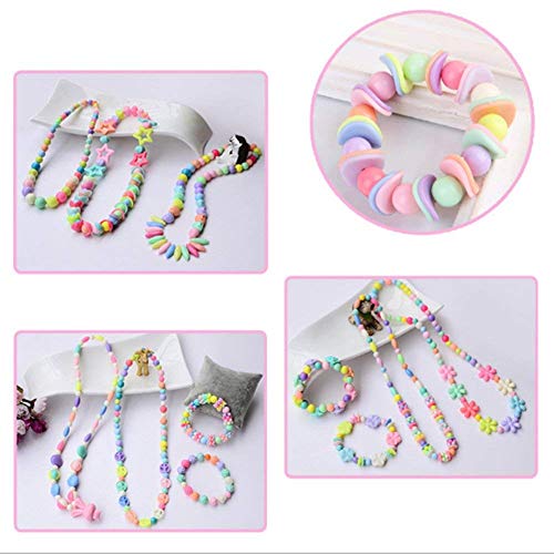 Ndier Cuentas Juguetes para niños FAI Da Te Bead Girl Baby Puzzle Mano Desgaste Cuentas ambliopia iper-formazione Training Cuentas (Apple)