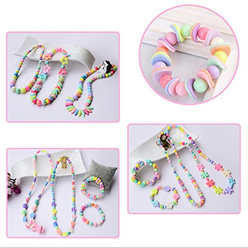 Ndier Cuentas Juguetes para niños FAI Da Te Bead Girl Baby Puzzle Mano Desgaste Cuentas ambliopia iper-formazione Training Cuentas (Apple)