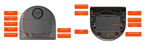 Neato Robotics D304 Connected Ultra Pack - aspirador robot con estación de carga, Wi-Fi & App