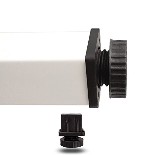 Need Mesa Plegable 120x60cm Mesa de Ordenador Escritorio de Oficina Mesa de Estudio Puesto de trabajo Mesas de Recepción Mesa de Formación, Blanco