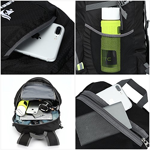 NEEKFOX Mochila Ligera y compacta para Viaje, Excursionismo o Uso Diario, Mochila para Acampar Plegable de 35 L, Mochila Deportiva Ultraligera para Exteriores