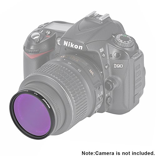 Neewer Filtro de 55 mm de la Lente Kit de Accesorios para Canon Nikon Sony Samsung Fujifilm Pentax: UV/CPL/FLD Filtro, la Bolsa, la Capilla de Lente, Tapa del Objetivo, paño de Limpieza