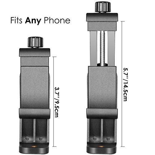 Neewer Soporte Vertical para Teléfono Inteligente de 4,3-5,5 pulgadas con Disparador de Control Remoto Inalámbrico