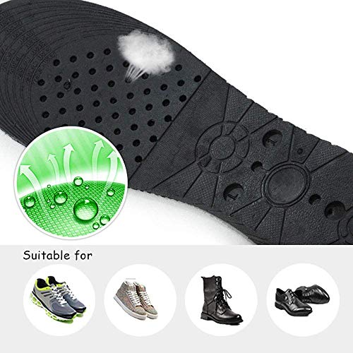 NEPAK 2 par Plantillas de aumento Plantillas Altura Unisex 2 capas plantilla aumento Invisible ascensor plantilla zapato Pad Alzas De Zapato