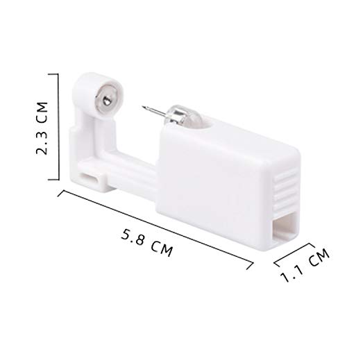 NEPAK 6 pistolas perforadoras desechables para pendientes de oreja, sin dolor, equipo de pistolas perforadoras de oreja