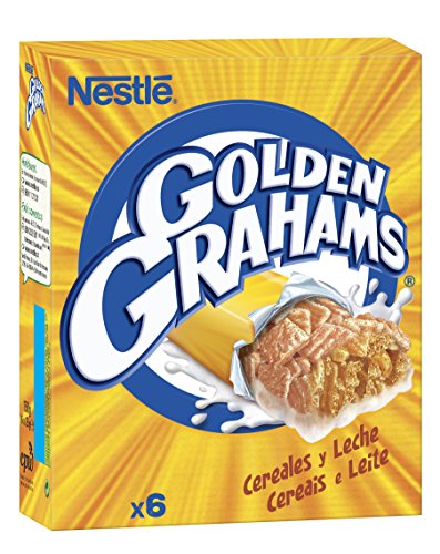 Nestlé Golden Graham - Barritas de Cereales con Maíz y Trigo Tostado - 6 barritas de cereales (6x25g)