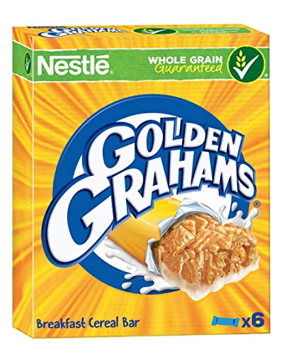 Nestlé Golden Graham - Barritas de Cereales con Maíz y Trigo Tostado - 6 barritas de cereales (6x25g)