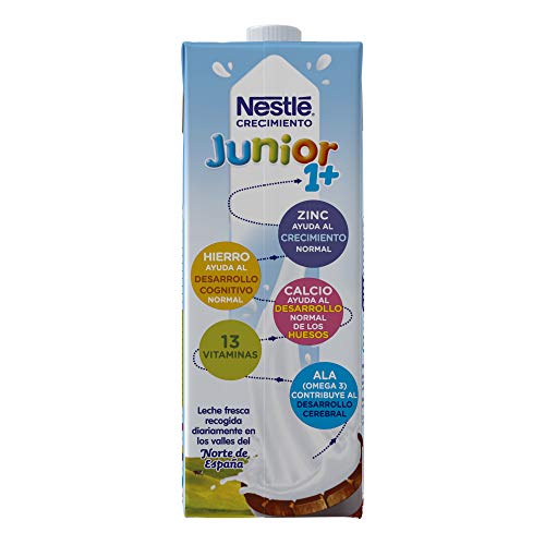 Nestlé Junior Junior Crecimiento 1 + 1 L 6530 g -Pack 6 bricks 1 litro