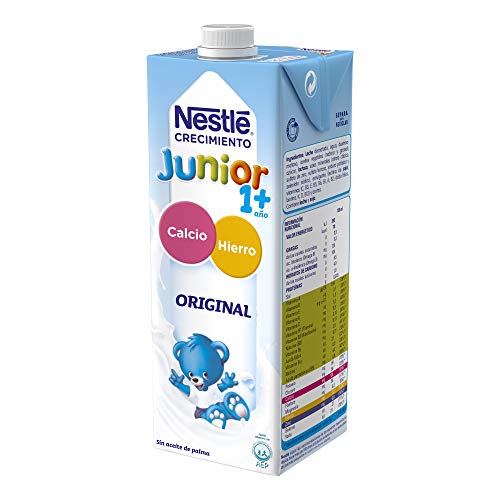 Nestlé Junior Junior Crecimiento 1 + 1 L 6530 g -Pack 6 bricks 1 litro