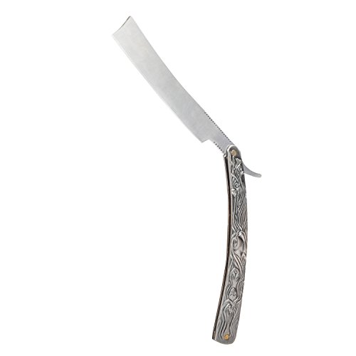 neuojo Juego de navaja de afeitar con mango de aluminio, navaja de afeitar Acero Inoxidable con bonitos Madera Caja, afeitado Navaja de afeitar para principiantes & genießer