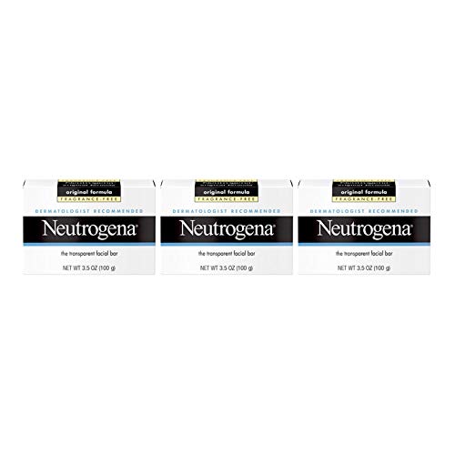 Neutrogena Fragrance-Free Facial Bar 100g (Pack of 3)