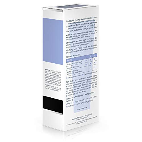 Neutrogena Healthy Skin Crema Noche Antiarrugas con Retinol, 1,4 oz