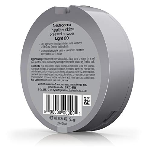 NEUTROGENA - Healthy Skin Pressed Powder Compact #20 Light - 0.34 oz. (9.6 g)