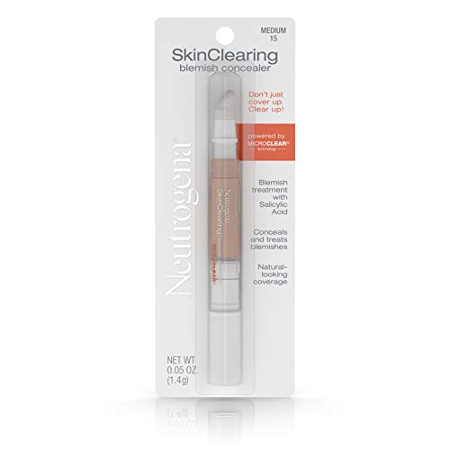 Neutrogena SkinClearing Blemish Concealer, Medium 15, 0.05 Ounce