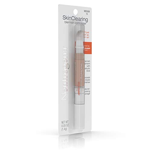 Neutrogena SkinClearing Blemish Concealer, Medium 15, 0.05 Ounce