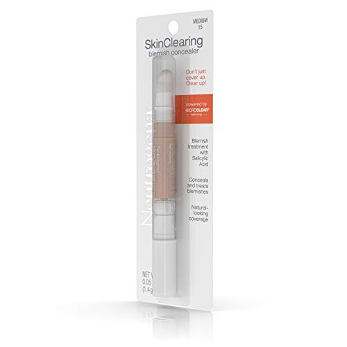 Neutrogena SkinClearing Blemish Concealer, Medium 15, 0.05 Ounce