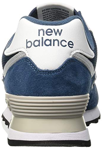 New Balance 574, Zapatillas para Hombre, Azul (Sea Smoke/White ESM), 39.5 EU (Talla Fabricante: 6 UK)