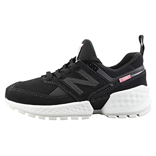 New Balance 574S v2, Zapatillas para Mujer, Negro (Black/Black Teal Black), 39 EU