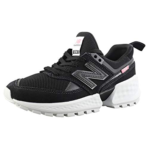 New Balance 574S v2, Zapatillas para Mujer, Negro (Black/Black Teal Black), 39 EU