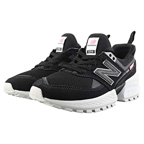 New Balance 574S v2, Zapatillas para Mujer, Negro (Black/Black Teal Black), 39 EU