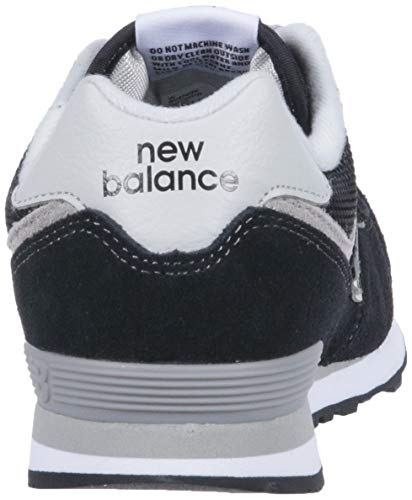 New Balance 574v2 Core Lace, Modelo GC574GK, Zapatillas para Niños, Negro (Black/Grey Black/Grey), 39 EU