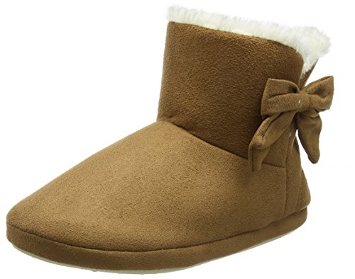 New Look 5413278, Botas de Estar por Casa para Mujer, Beige (Tan 18), XS